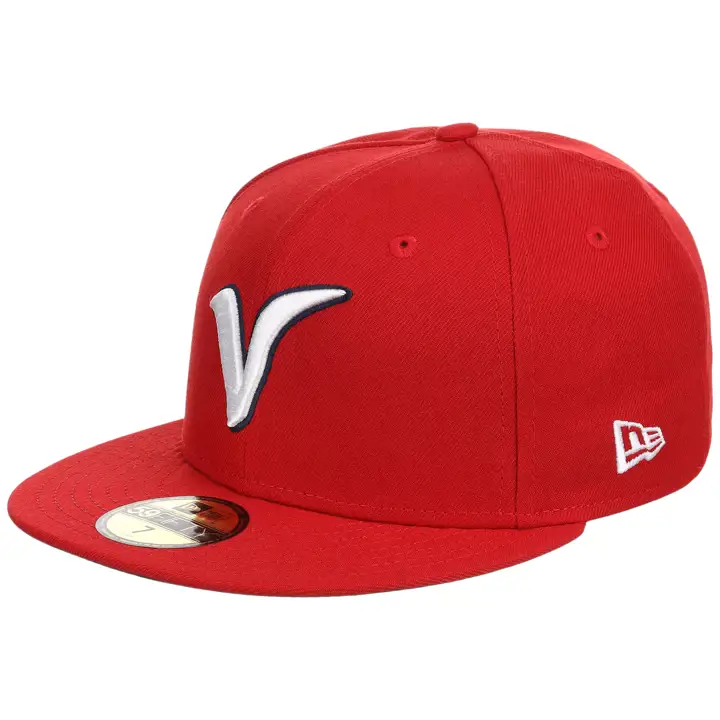 Casquette 59Fifty de baseball Aguilas de Veracruz Mexico League rouge