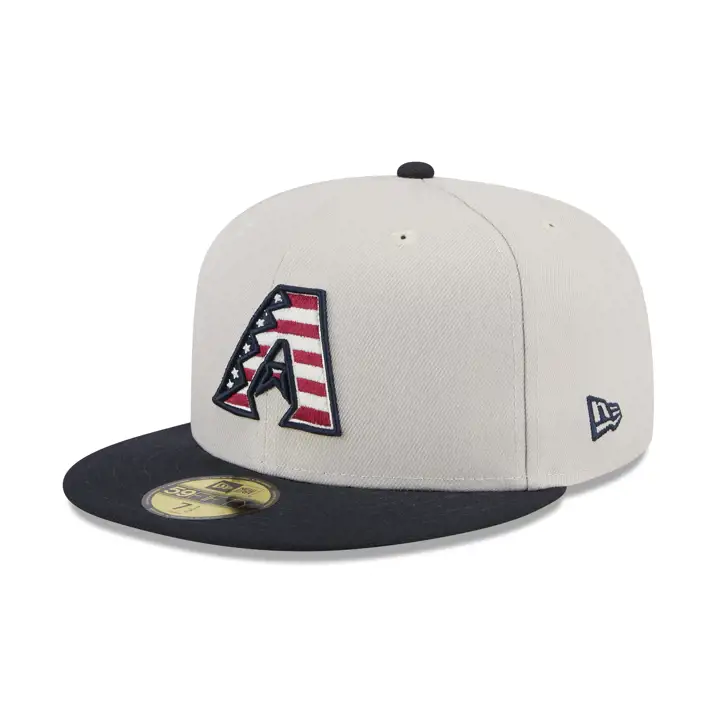 Arizona Diamondbacks 2024 MLB 4th of July 59Fifty Stone/NAVY