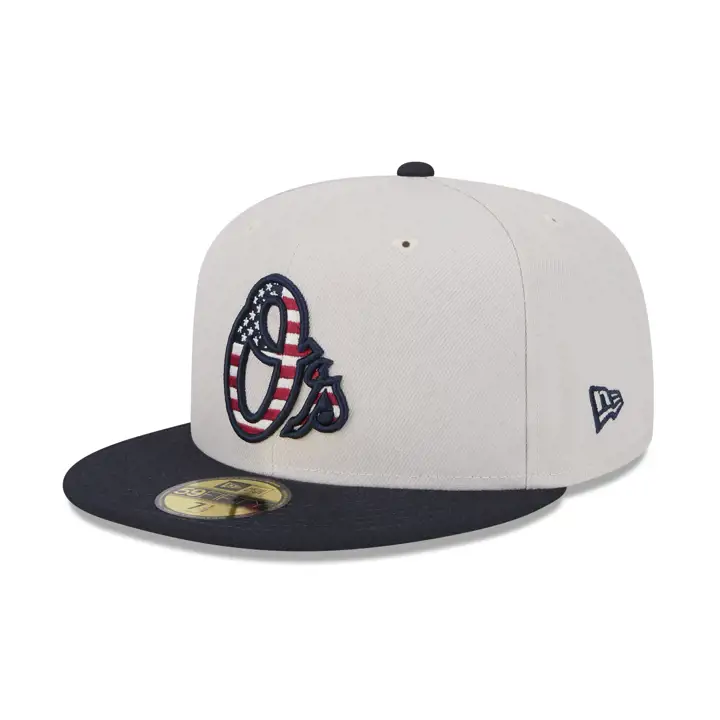Baltimore Orioles 2024 MLB 4 juillet 59Fifty Pierre/BLEU MARINE