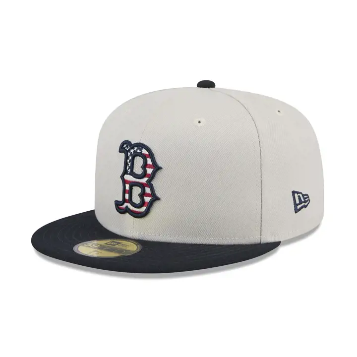 Boston Red Sox MLB 2024 4th of July 59Fifty Stone/NAVY