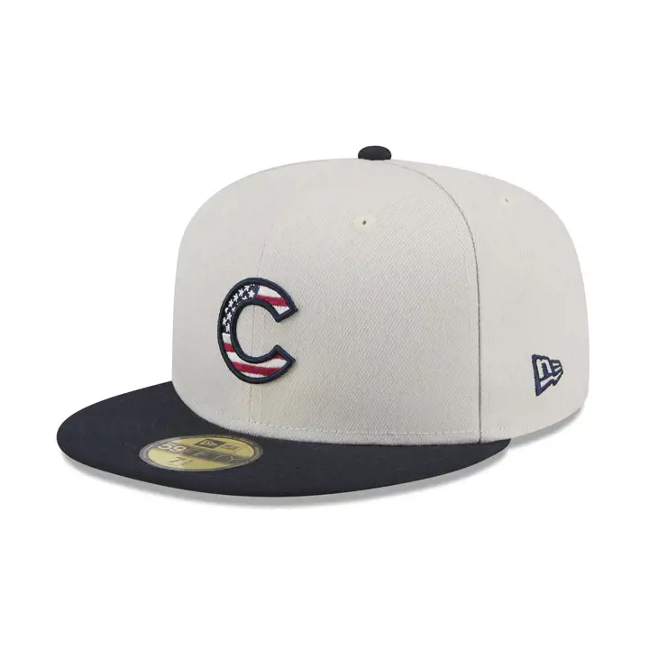 Chicago Cubs 2024 MLB 4 juillet 59Fifty Stone/NAVY