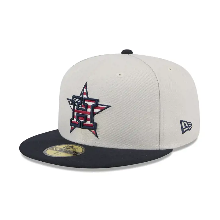 Houston Astros 2024 MLB 4th of July 59Fifty Stone/MARINE