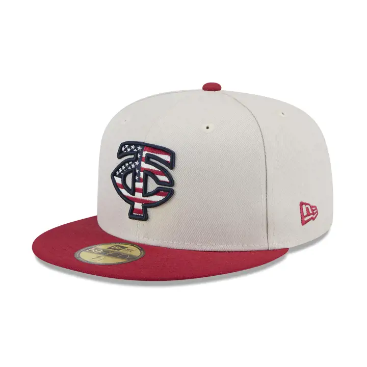 Minnesota Twins 2024 MLB 4 juillet 59Fifty Stone/ROUGE