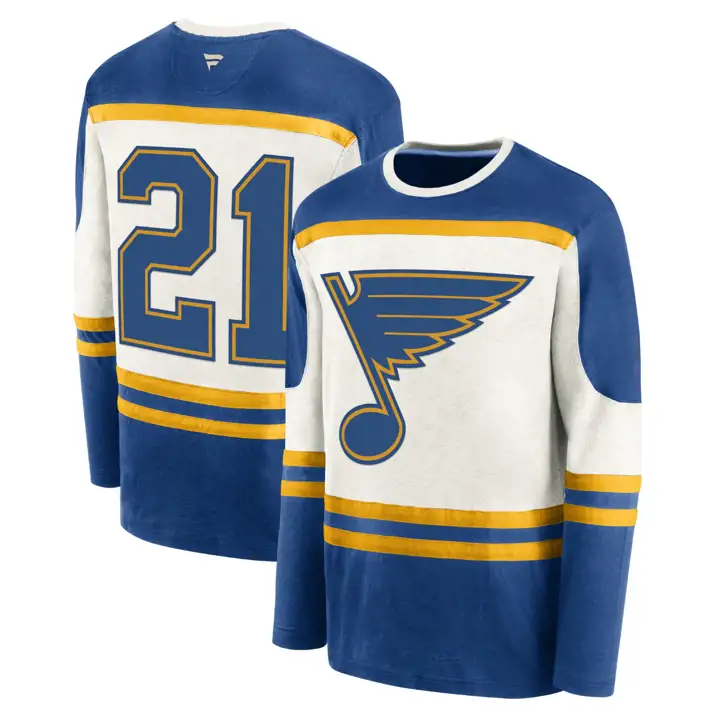 Chandail molletonné d'équipe des Blues de St. Louis de la LNH, blanc