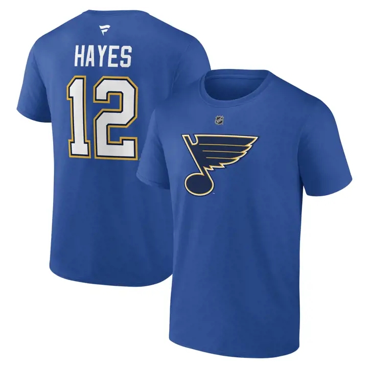 T-Shirt Authentique St. Louis Blues LNH Stack N&N Bleu