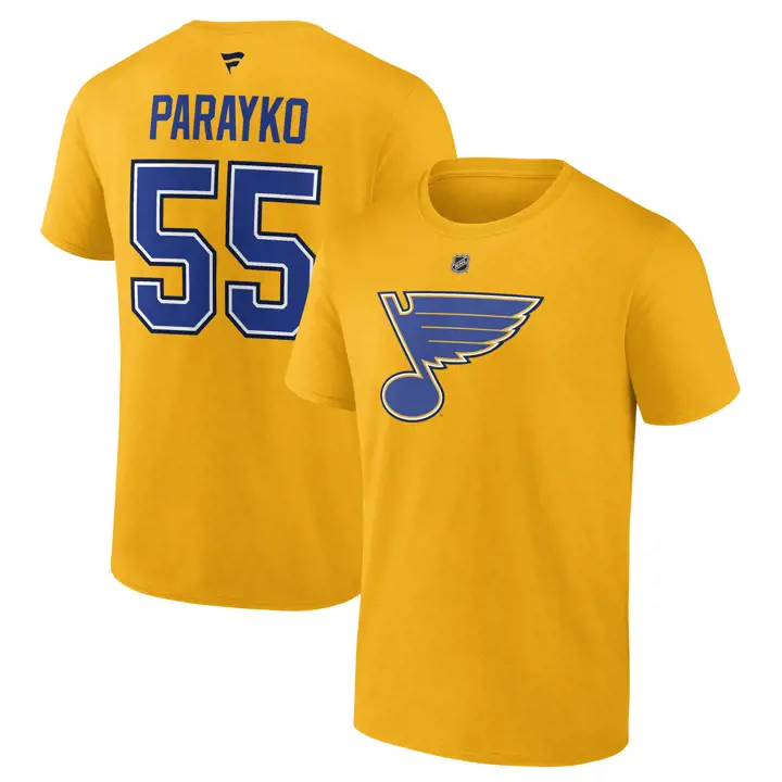 T-shirt Blues LNH Authentique Stack N&N Colton Parayko JNE