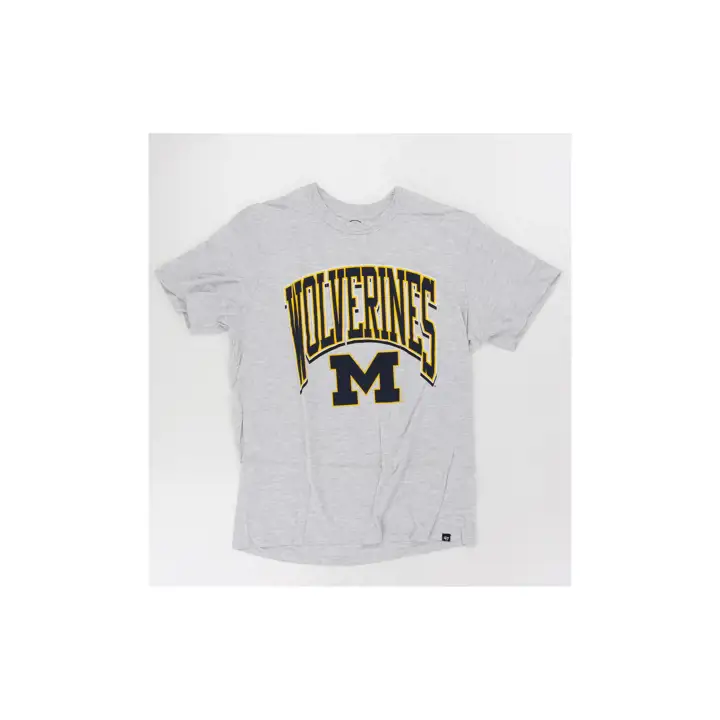 T-shirt Michigan Wolverines NCAA Walk Tall Franklin GRY