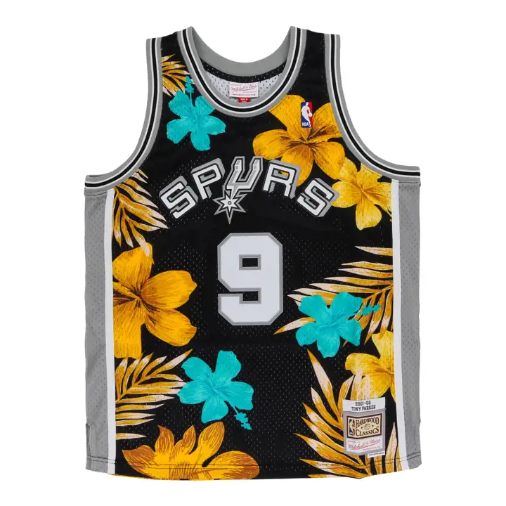 MAILLOT SWINGMAN FLEURI SPURS NBA Tony Parker NWA