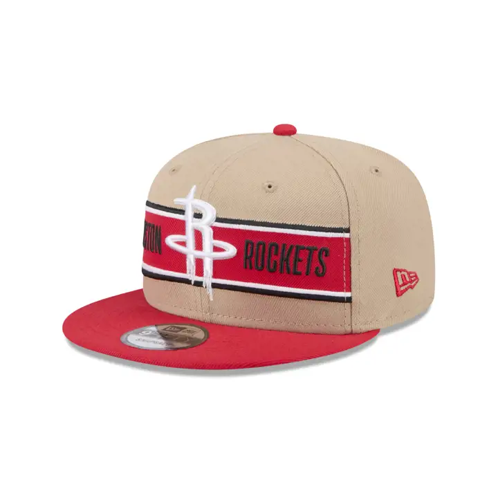 Houston Rockets NBA Draft 2024 9FIFTY BEIGE/ROUGE/GRIS