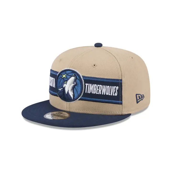 Minnesota Timberwolves NBA Draft 2024 9FIFTY BEIGE/BLEU MARINE/GRIS
