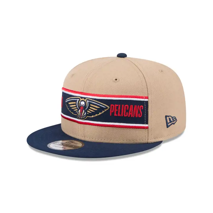 New Orleans Pelicans NBA Draft 2024 9FIFTY TAN/NAVY/GRY