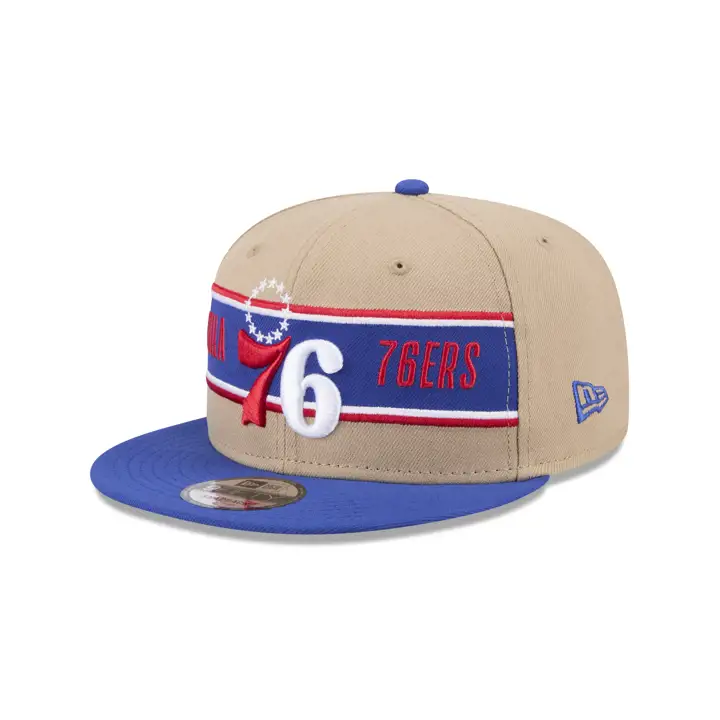 Philadelphia 76ers NBA Draft 2024 9FIFTY TAN/BLEU/GRIS