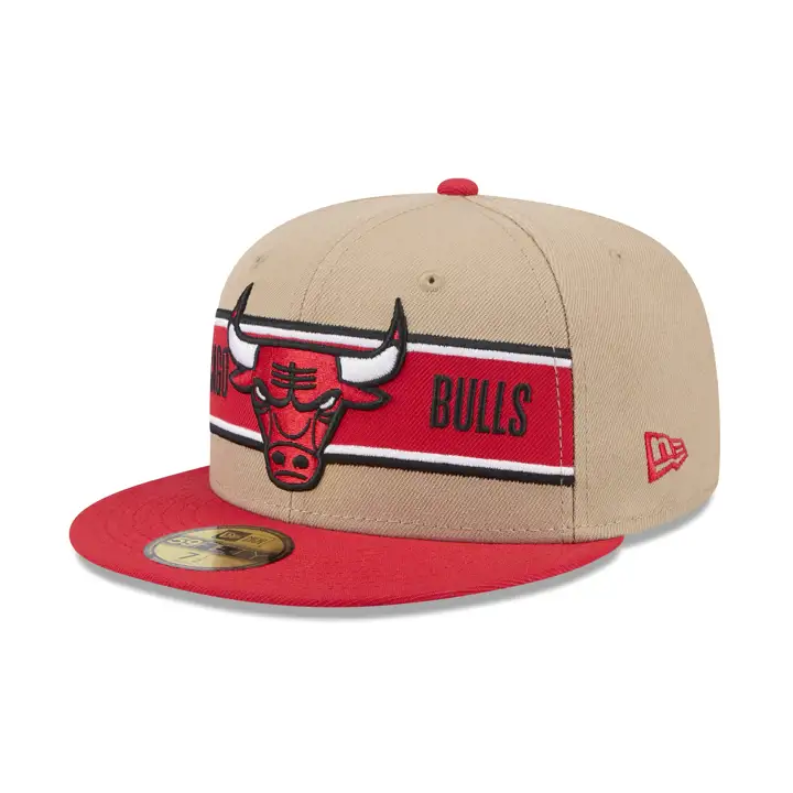 Chicago Bulls NBA Draft 2024 59FIFTY TAN/RED/GRY