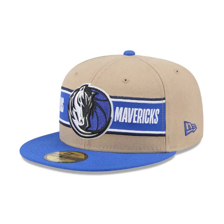 Dallas Mavericks NBA Draft 2024 59FIFTY TAN/BLEU/GRIS