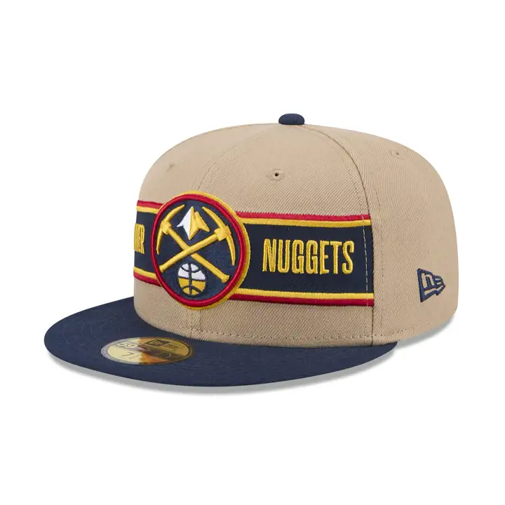 Denver Nuggets NBA Draft 2024 59FIFTY BEIGE/BLEU MARINE/GRIS