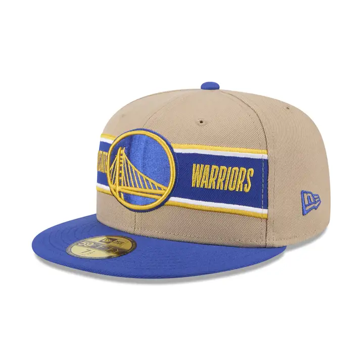Golden State Warriors NBA Draft 2024 59FIFTY TAN/BLEU/GRIS