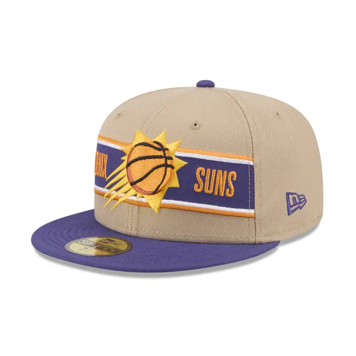 Phoenix Suns NBA Draft 2024 59FIFTY TAN/VIO/GRI