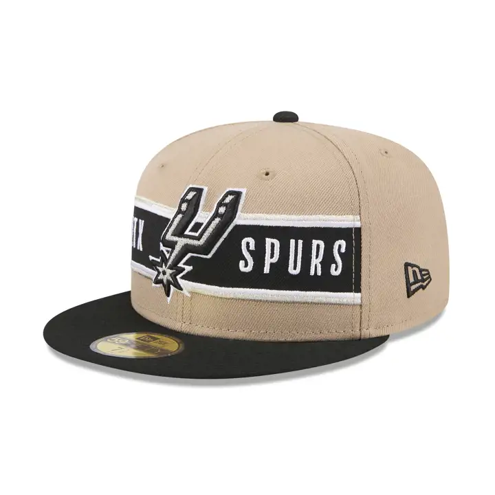 San Antonio Spurs NBA Draft 2024 59FIFTY MARRON CLAIR/NOIR/GRIS