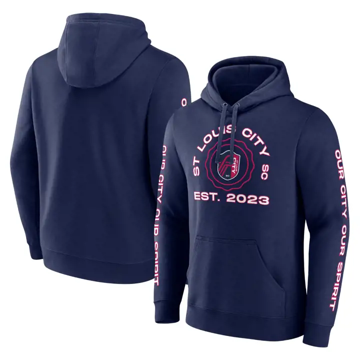 St. Louis City SC MLS Est Sweat à capuche marine