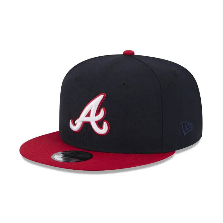 Atlanta Braves MLB Fatherhood 9FIFTY Bleu marine/ROUGE/VERT