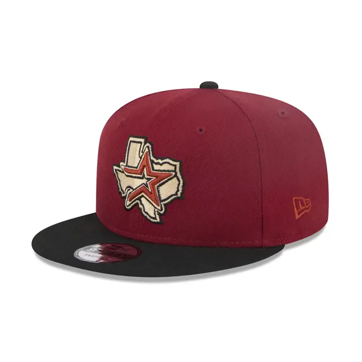 Casquette 9FIFTY « Fatherhood » des Houston Astros de la MLB rouge/noir/vert