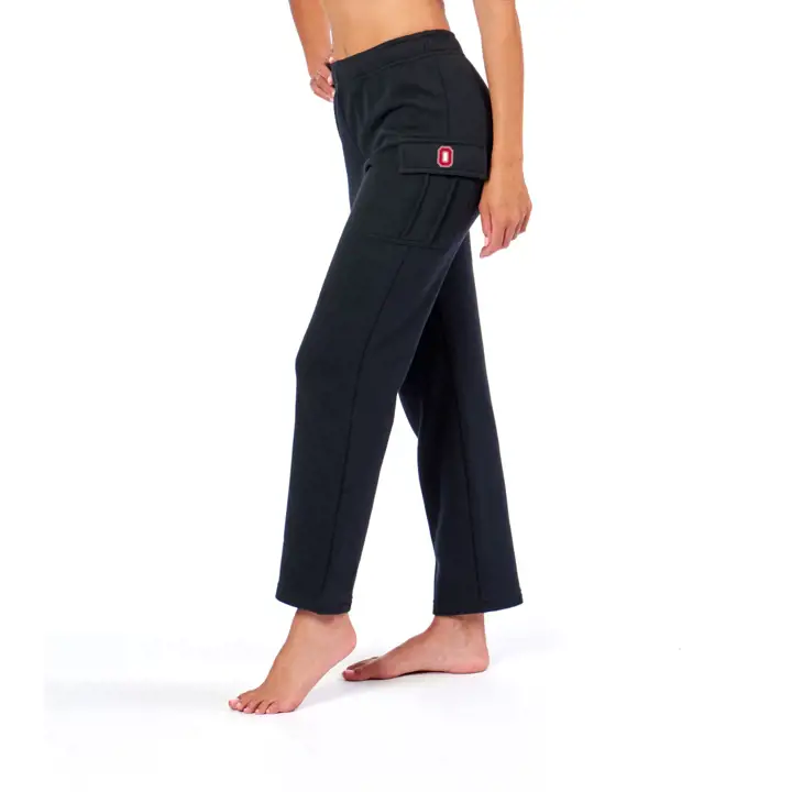 Ohio State Buckeyes NCAA Pantalon Cargo Femme Noir