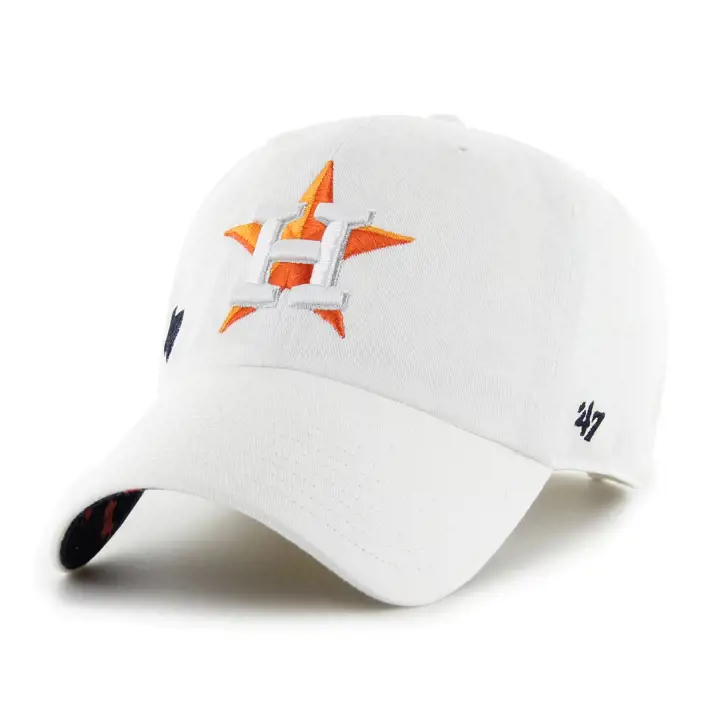 Houston Astros MLB Femme CONFETTI ICON '47 CLEAN UP BLANC