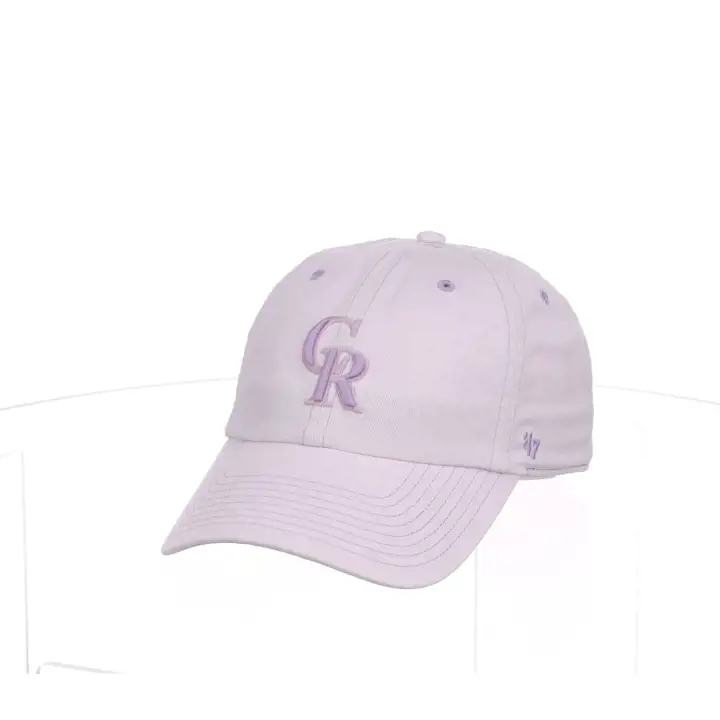 Colorado Rockies MLB WMNS HAZE LOGO '47 CLEAN UP PUR