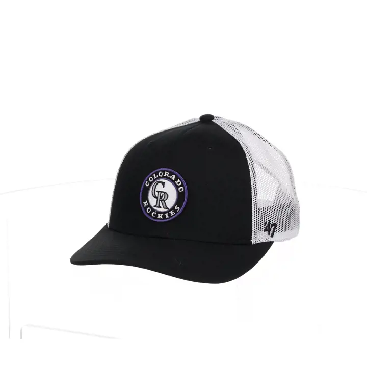 Colorado Rockies MLB YTH POP UP '47 TRUCKER NOIR/BLANC
