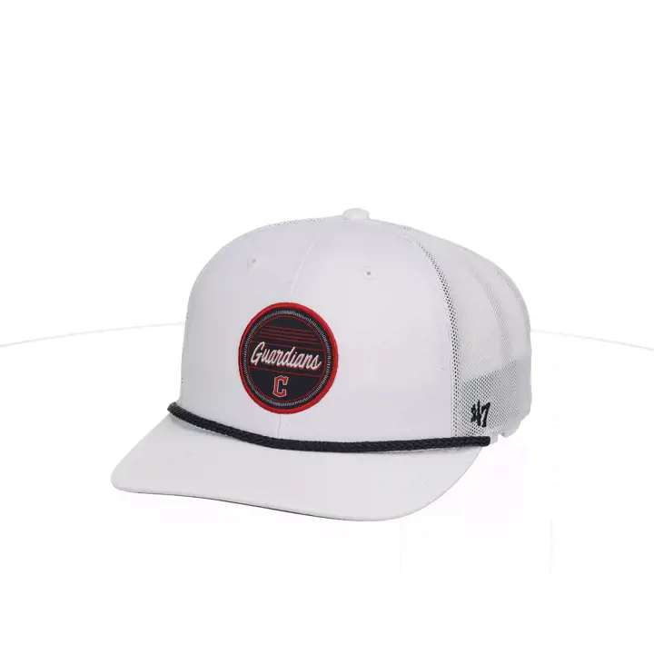 Casquette filet '47 TRUCKER MLB CLEVELAND GUARDIANS BRRR FAIRWAY BLANC/BLANC