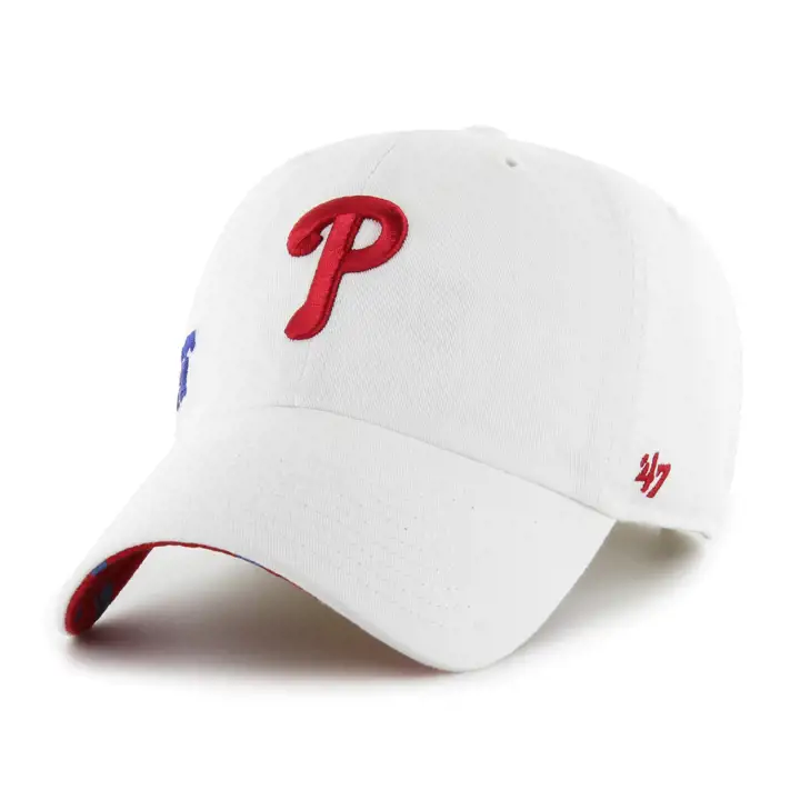 Philadelphia Phillies MLB WMNS CONFETTI ICON '47 CLEAN UP WH