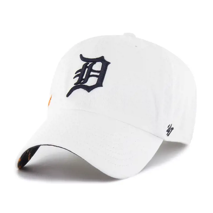 Detroit Tigers MLB WMNS CONFETTI ICON '47 CLEAN UP BLANC