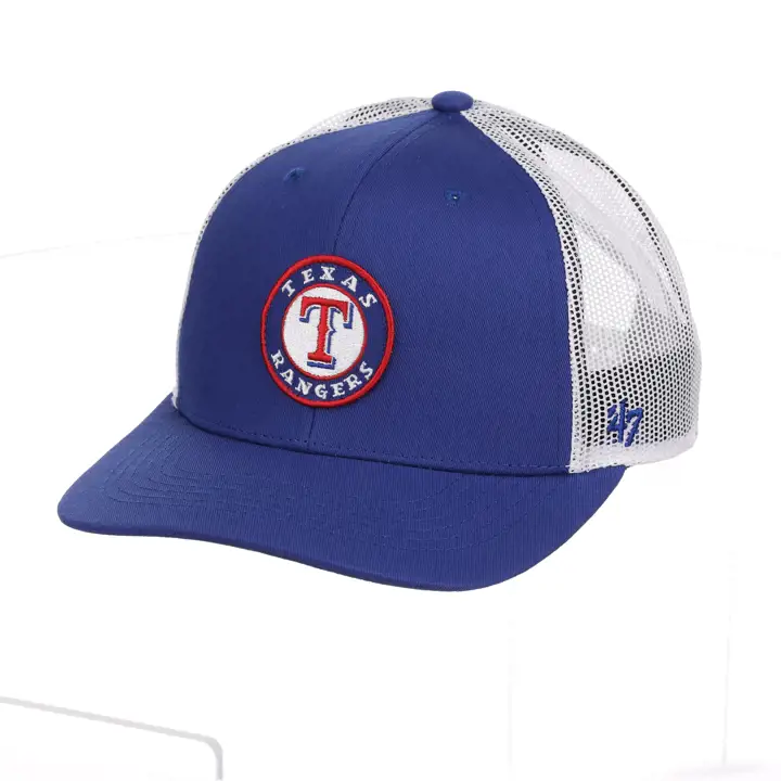 Texas Rangers MLB YTH CASQUETTE À FILET POP UP '47 RBL/WHT