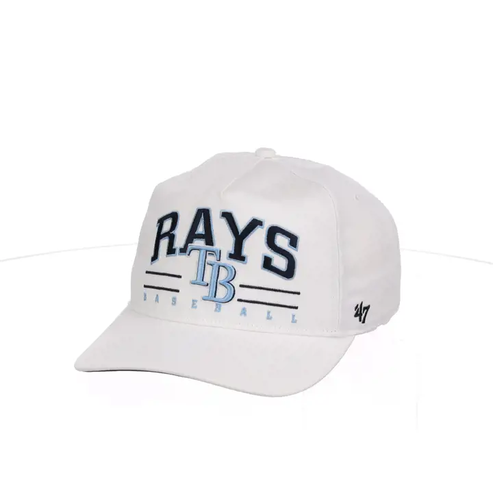 Casquette Ajustée '47 HITCH MLB ROSCOE Tampa Bay Rays Blanche