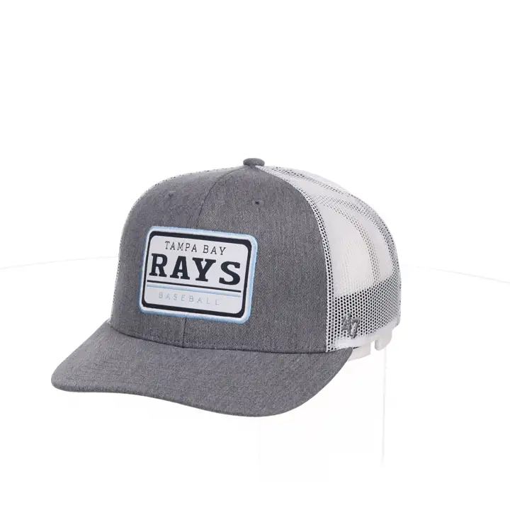 Casquette filet MLB ELLINGTON '47 TRUCKER Tampa Bay Rays Charbon/Blanc