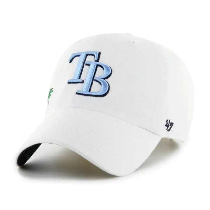 Tampa Bay Rays MLB WMNS CONFETTI ICON '47 CLEAN UP WHT