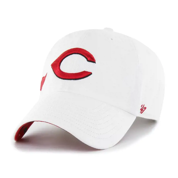 Casquette réglable femme '47 CLEAN UP WHT ICON CONFETTI MLB des Cincinnati Reds