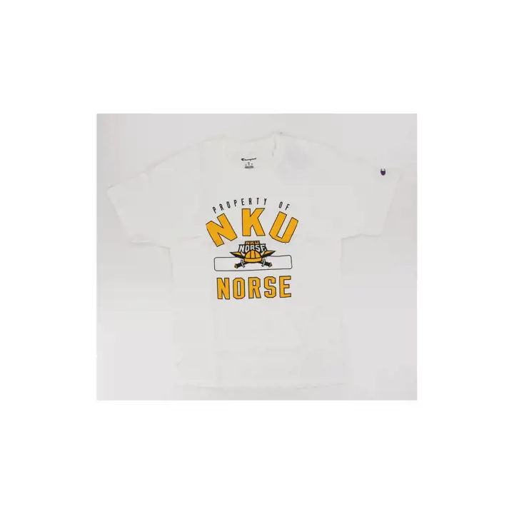 T-shirt blanc « Property Of » NCAA Northern Kentucky Norse 2F