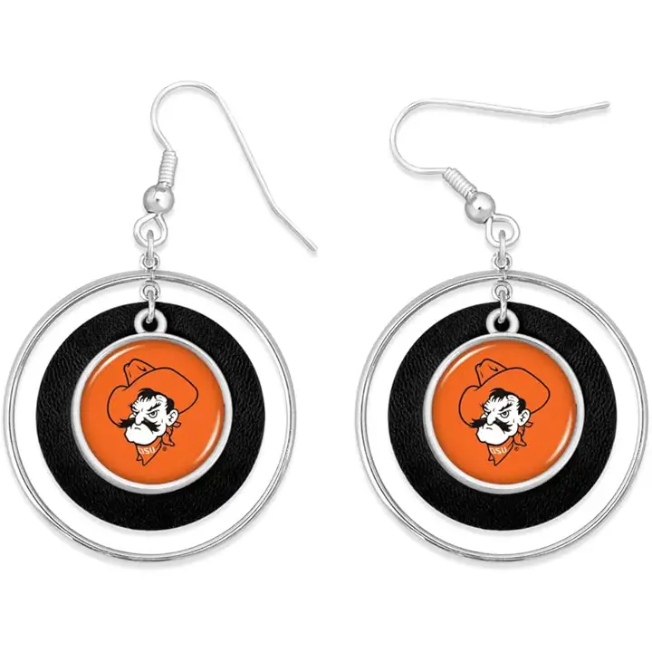 Boucles d'oreilles Lindy Oklahoma State Cowboys