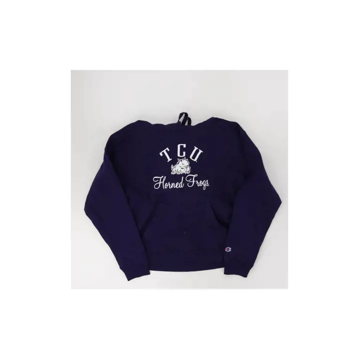 Chandail à capuchon Powerblend NCAA pour femmes Texas Christian Horned Frogs