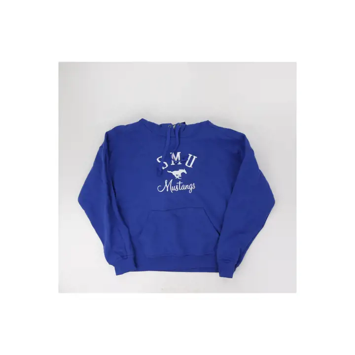 Sweat à capuche Powerblend NCAA pour femme Southern Methodist Mustangs R