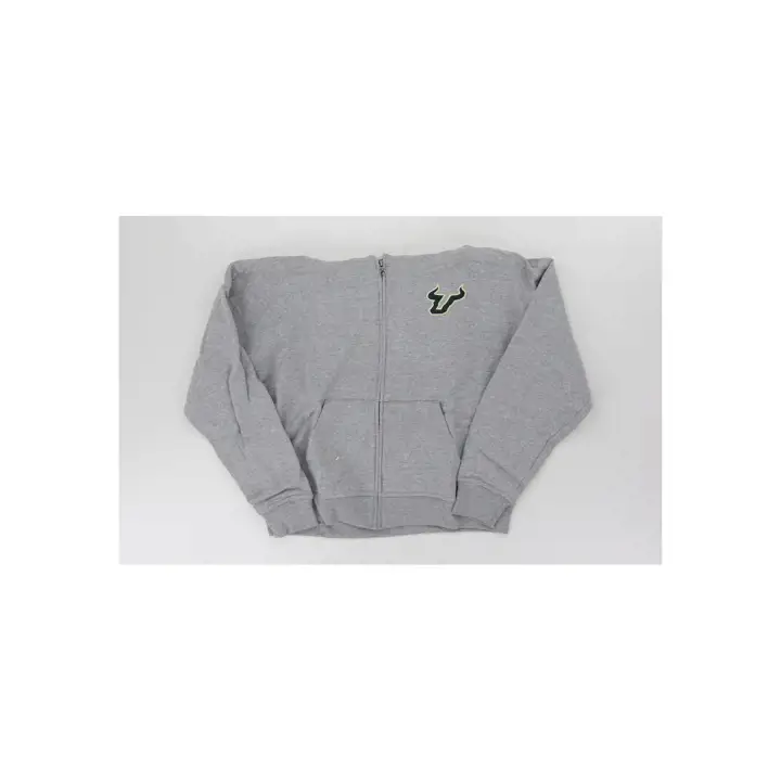 Sweat à capuche zippé intégralement Femme NCAA South Florida Bulls GRIS