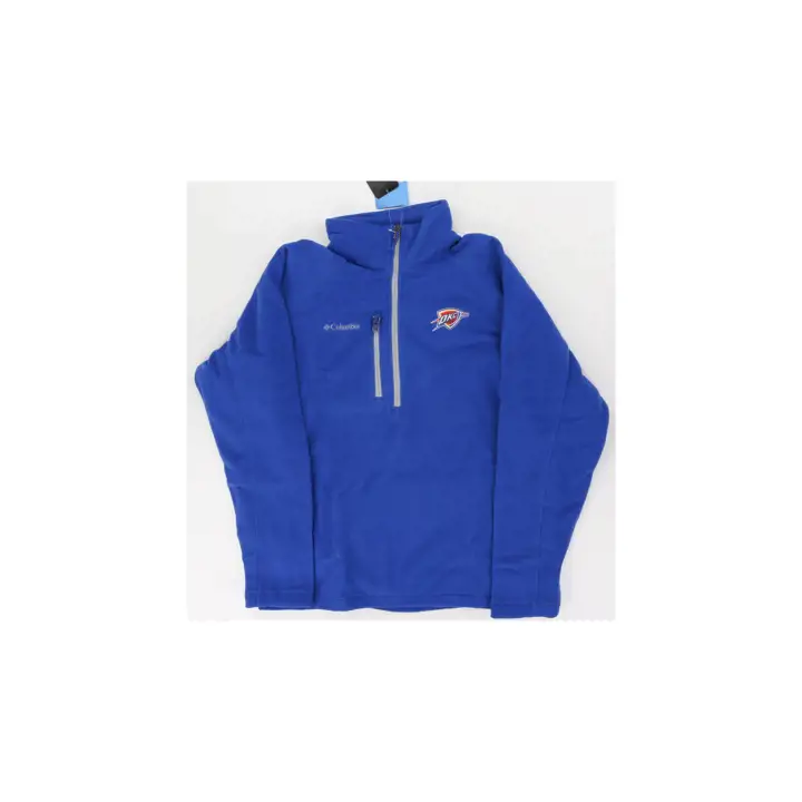 Haut 1/4 zip Oklahoma City Thunder NBA Fast Trek III bleu