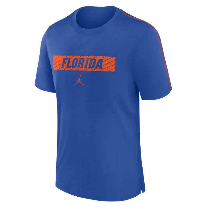 FLORIDA GATORS NCAA DRI-FIT TEAM ISSUE T-SHIRT 24 RBL/ORG