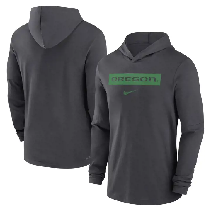 T-SHIRT À CAPUCHE MANCHES LONGUES DUCKS NCAA DRIFIT TEAM ISSUE 24 Anthracite