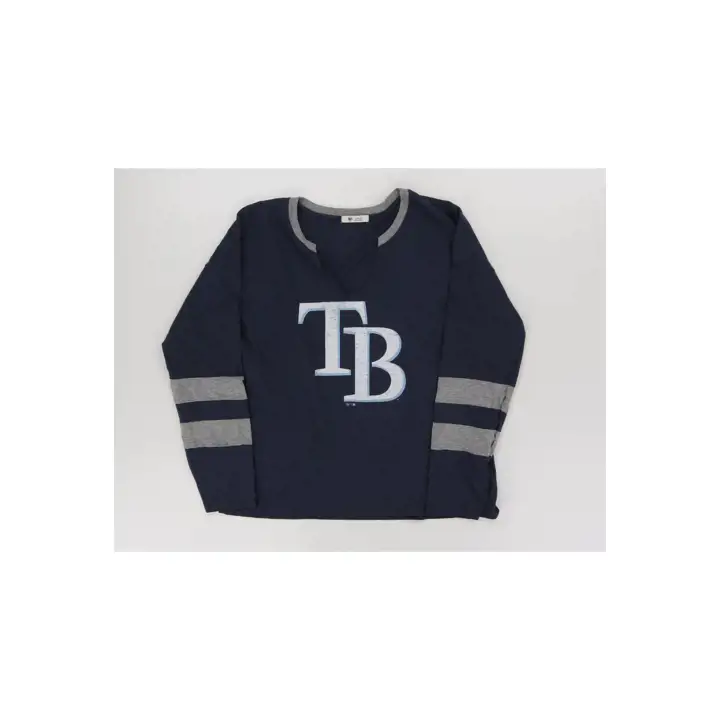 T-shirt ML Femme MLB Tampa Bay Rays Premier Celeste 23 BLEU