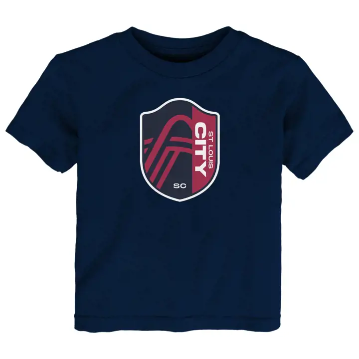 T-shirt marine pour bébé à logo principal St. Louis City SC MLS