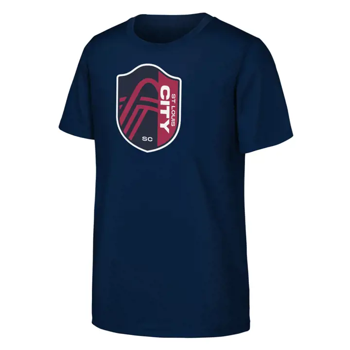 T-shirt Logo Primaire Jeunesse MLS St. Louis City SC Marine