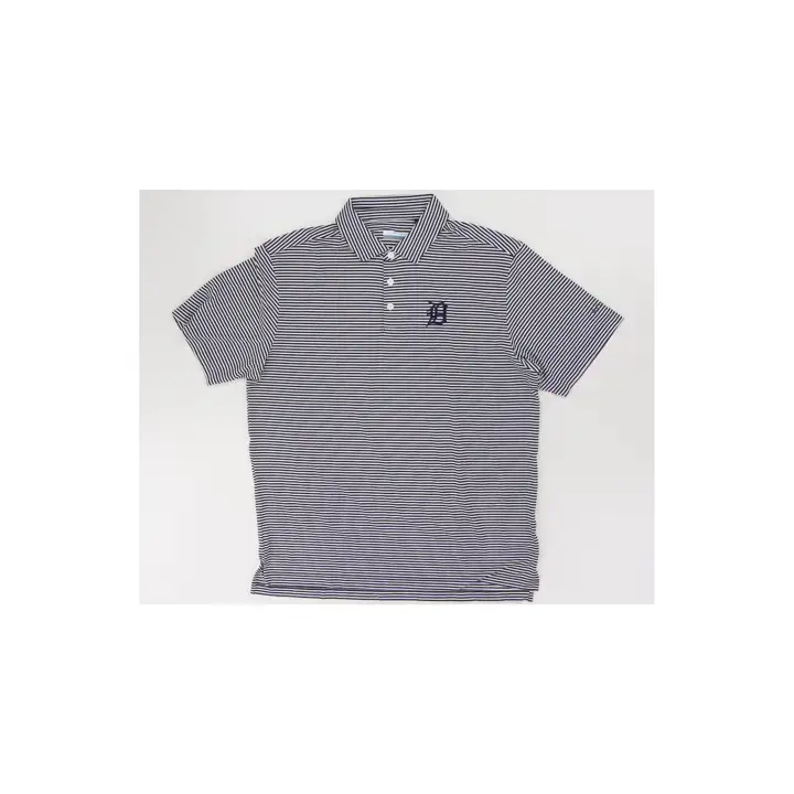 Detroit Tigers MLB Columbia Club Invite Polo MARINE
