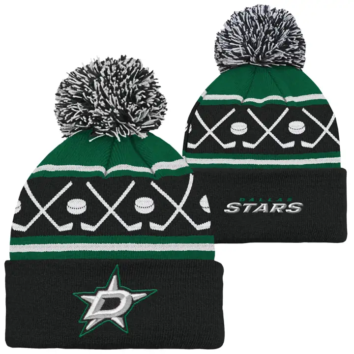 Dallas Stars LNH YTH Face Off Cuff POM VCOURANT